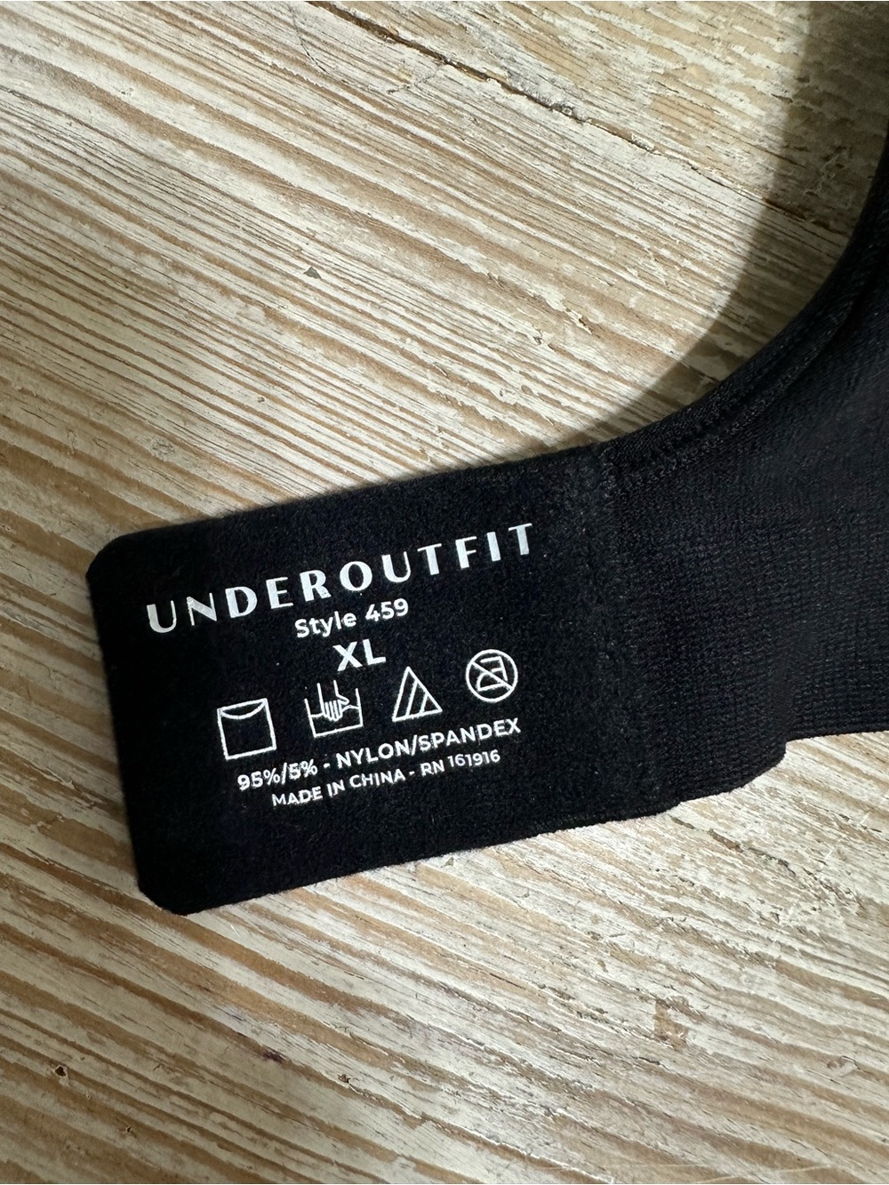 NWT Underoutfit Comfort Shaping Bra Black Wireless Sz XL - Picture 4 of 6